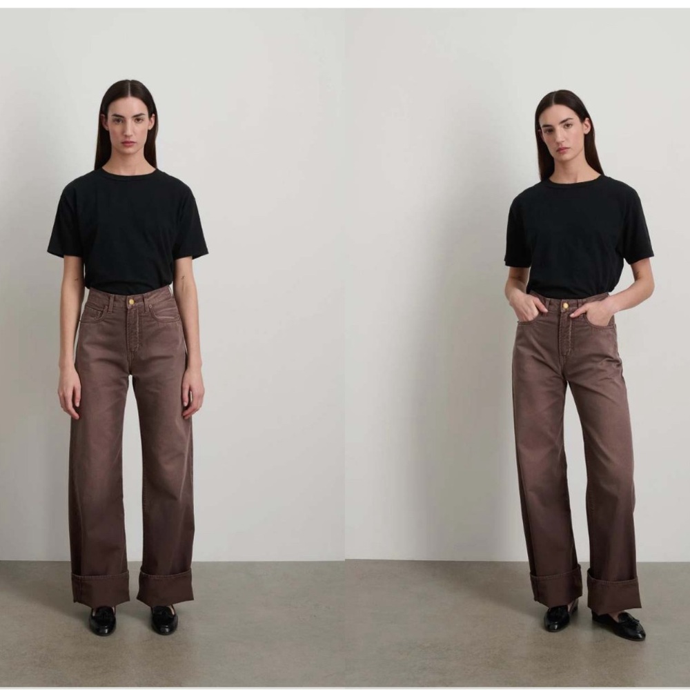 NWT B SIDES Hobie Pant Vintage Tess MIDI High Rise 24